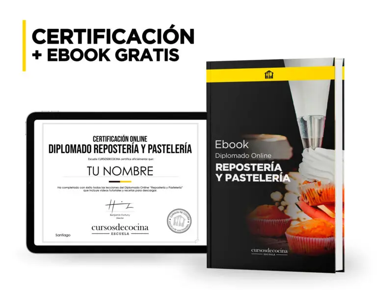 Curso panadería y repostería Certificado+Ebook